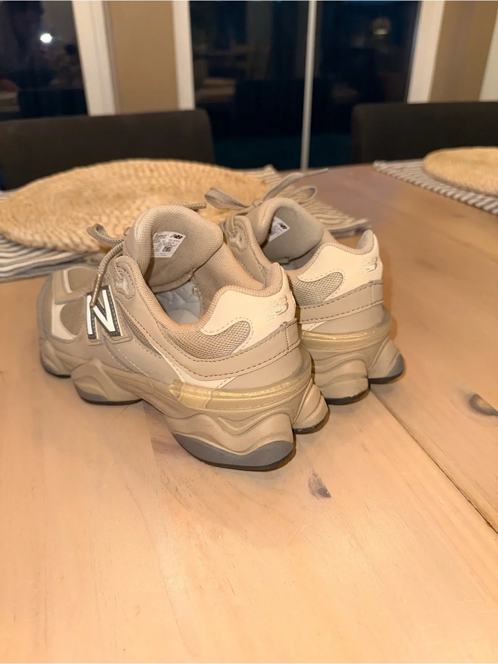 New Balance Women's Beige Chunky Sneaker